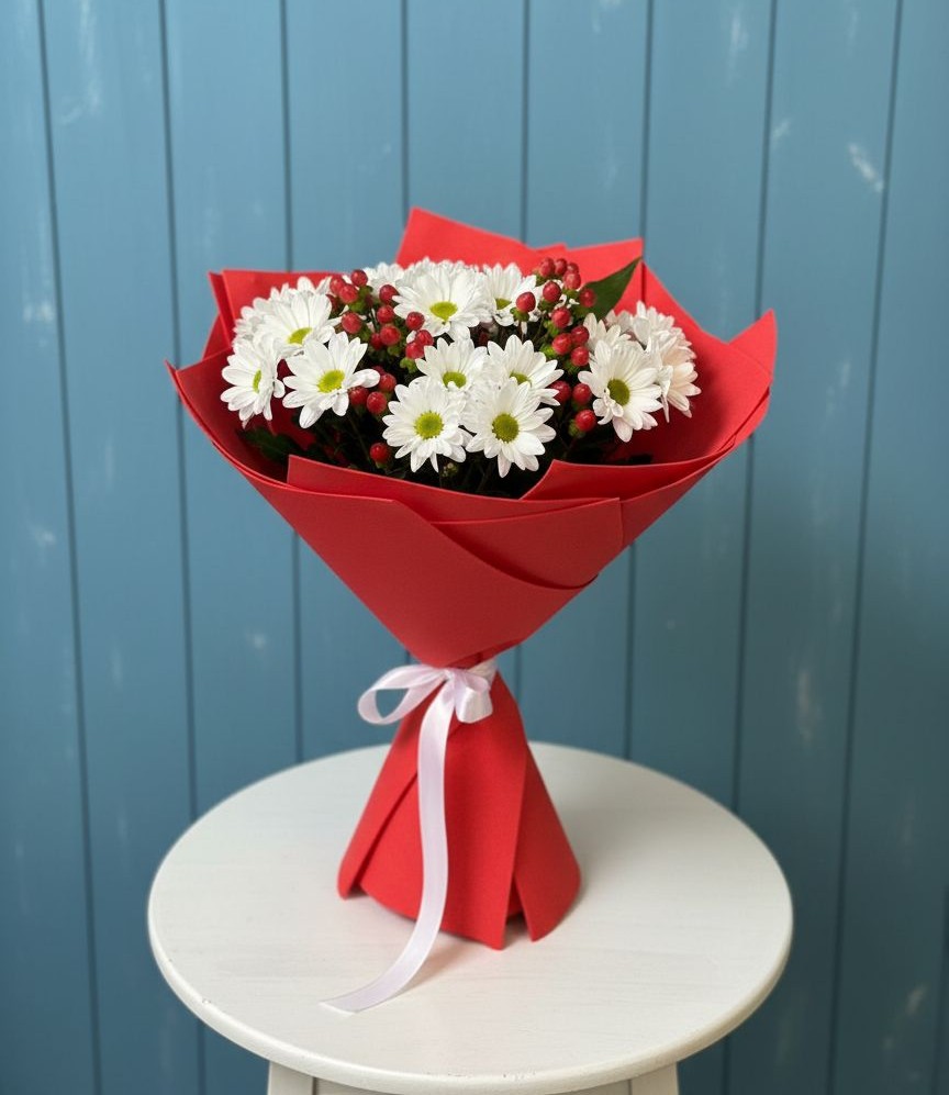 Букет цветов из: Хризантемы в Серноводском