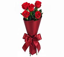 Букет 5 Красных роз Эдлесс Лав в Серноводском