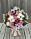Букет цветов из: Альстромерии, Гвоздики, Розы и Хризантемы в Серноводском