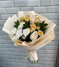 Букет цветов из:  Розы и Хризантемы в Серноводском