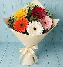 Букет цветов из:  Герберы в Серноводском
