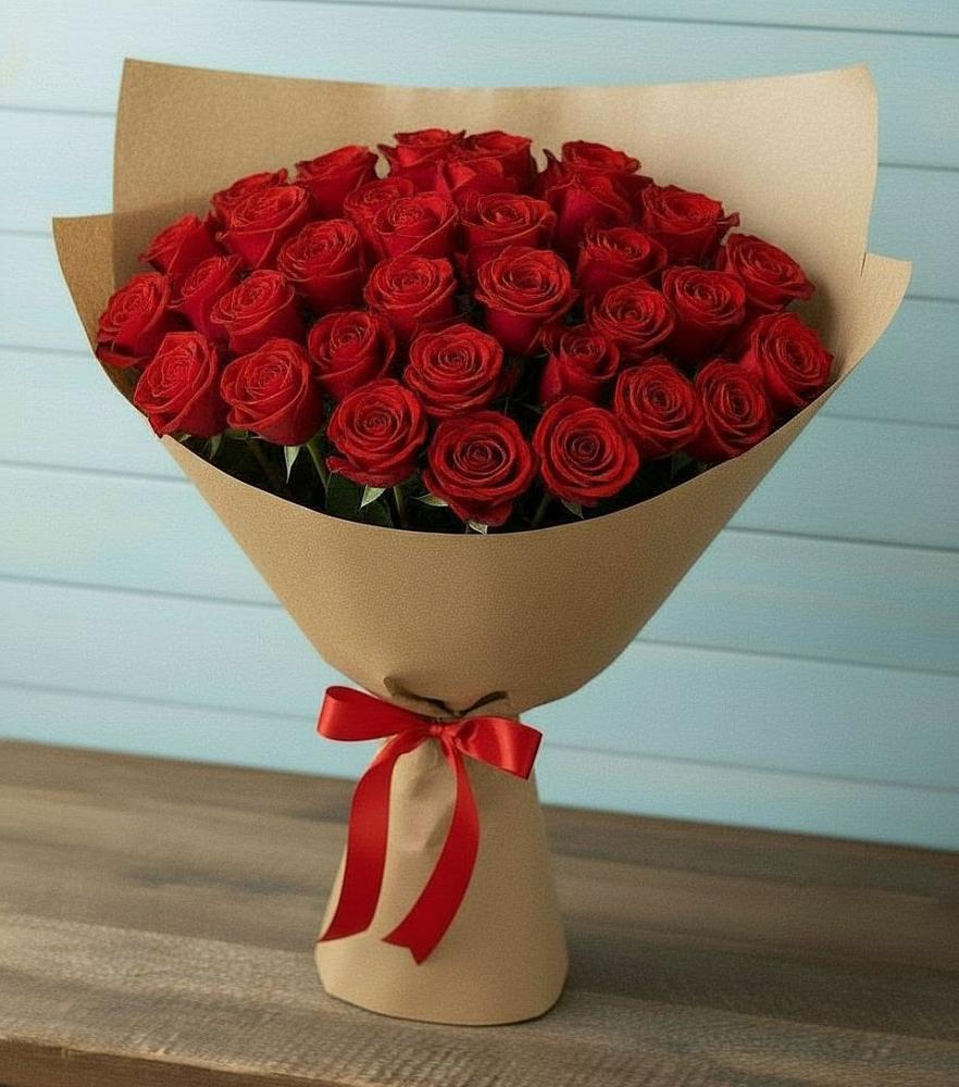 Букет Красные розы Милано в Серноводском
