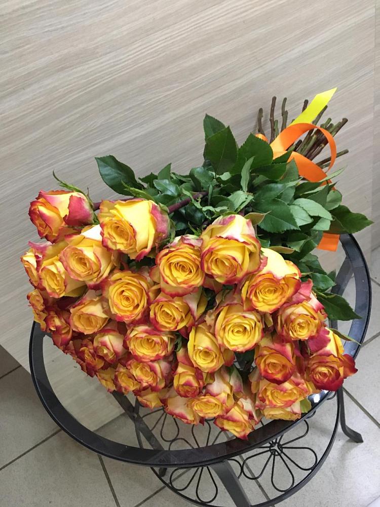 Букет Желтые розы в Серноводском