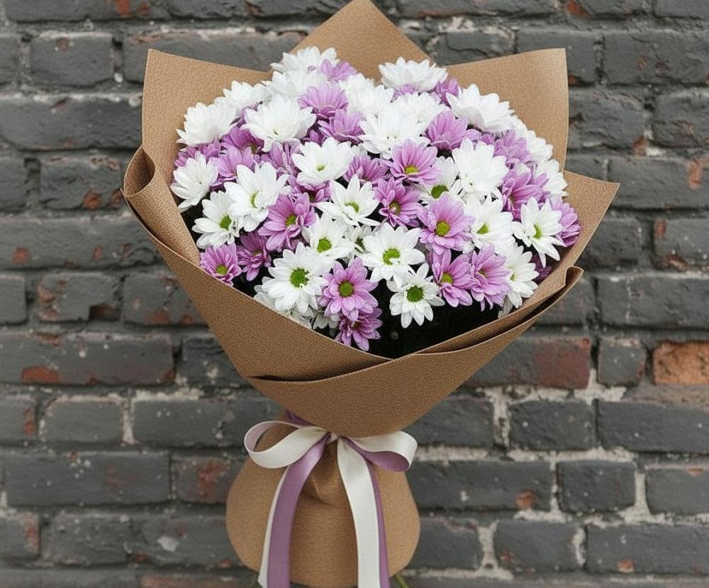 Букет цветов из: Хризантемы в Серноводском