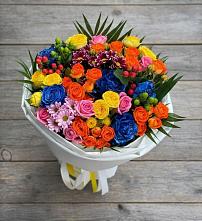 Букет цветов из:  Розы и Хризантемы #REPLACE_PRED# Серноводском