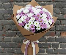 Букет цветов из:  Хризантемы #REPLACE_PRED# Серноводском