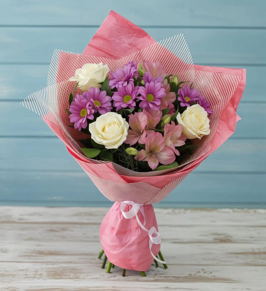 Букет цветов из: Герберы в Серноводском