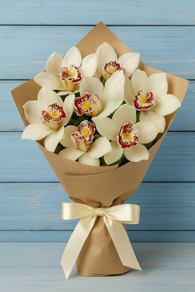 Букет цветов из: Орхидеи и Розы в Серноводском