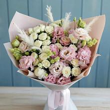 Букет цветов из:  Альстромерии и Розы в Серноводском