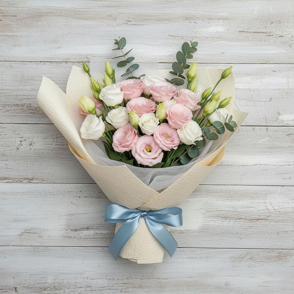 Букет цветов из: Лизиантусы в Серноводском